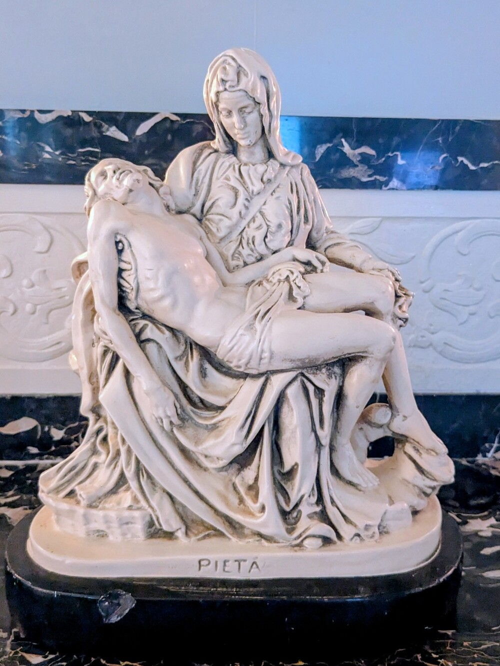 Neutral White Pietà Sculpture Figurine - Home Accents